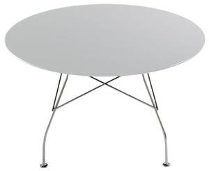 Glossy Round table by Kartell White