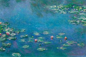Poster Claude Monet - Waterlillies, (91.5 x 61 cm)