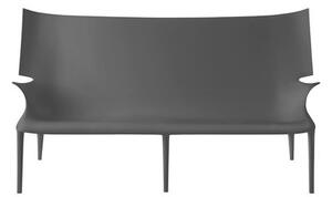 Uncle Jack Straight sofa - L 190 cm by Kartell Black