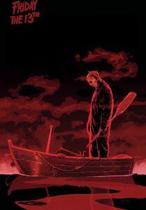 Art Poster Friday the 13th - Boat, (26.7 x 40 cm)
