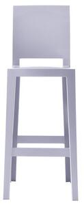 One more please Bar chair - H 75cm - Plastic by Kartell Blue