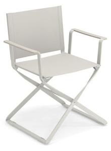 Ciak Folding armchair - / ABS armrests by Emu White