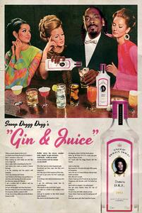 Art Poster Gin and Juice, David Redon, (26.7 x 40 cm)