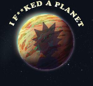 Art Print Rick & Morty - Planet