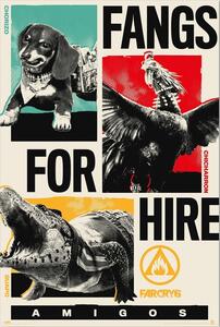 Poster Far Cry 6 - Fangs for Hire, (61 x 91.5 cm)