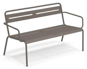 Star Stackable bench - / With armrests - L 129 cm by Emu Beige