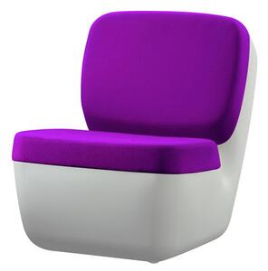 Nimrod Low armchair by Magis White/Purple