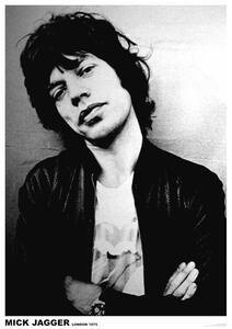 Poster Mick Jagger - London 1975, (59.4 x 84.1 cm)
