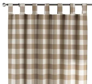 Tab top curtain