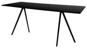 Baguette Rectangular table - 161 x 85 cm - MDF top by Magis Black