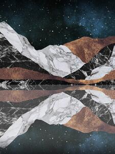 Illustration Landscape Mountains, Orara Studio, (30 x 40 cm)