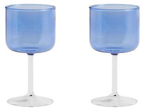 Tint Wine glass - / Set of 2 by Hay Blue