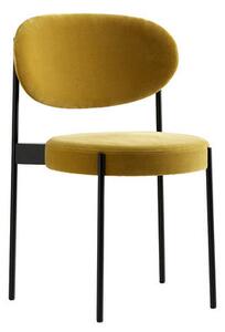 Series 430 Padded chair - / Velvet by Verpan Yellow