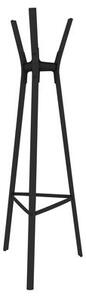 Steelwood Standing coat rack by Magis Black