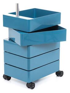 360° Mobile container - / 5 drawers by Magis Blue