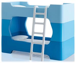 Bunky Unit - Intermediate units (two pces) & small ladder by Magis Blue