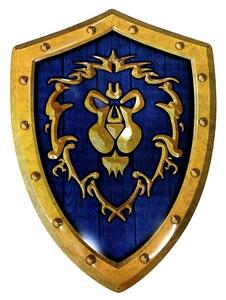 Metal sign World of Warcraft - Alliance Shield, ( x cm)