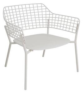 Lyze Stackable low chair - Metal by Emu White
