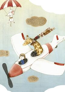 Illustration Aviator, Judith Loske, (30 x 40 cm)
