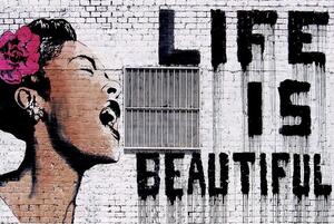 Poster Banksy - Life is Beautiful, (91.5 x 61 cm)