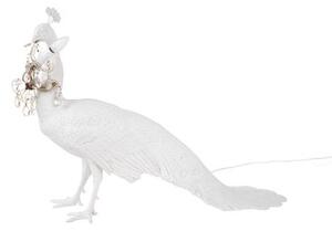 Peacock Lamp - / Resin - Peacock-shaped lamp / L 100 x H 69 cm by Seletti White