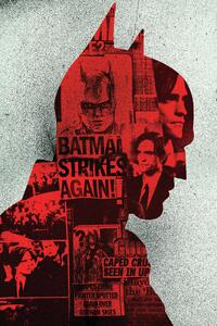 Art Poster Batman strikes again, (26.7 x 40 cm)