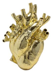 Love in Bloom Vase - Giant / Human heart - Resin / H 60 cm by Seletti Gold/Metal