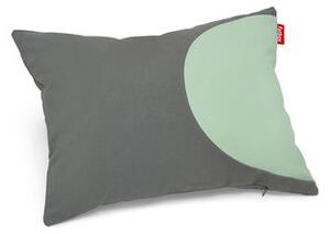 Pop Pillow Cushion - / Cotton - 50 x 37.5 cm by Fatboy Green/Grey