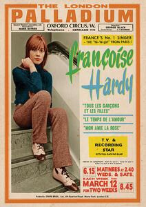 Poster Francoise Hardy - Live at London, (59.4 x 84.1 cm)