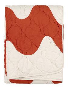 Lokki Pergola Quilted blanket - / 130 x 170 cm by Marimekko Orange