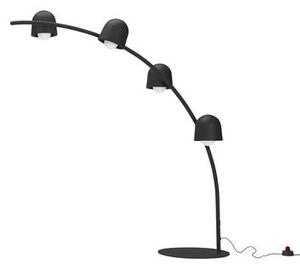 Big Lebow Floor lamp - / H 234 x L 186 cm - 4 adjustable lampshades / Metal by Fatboy Grey/Black