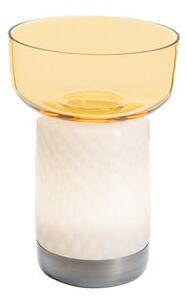 Bontà Wireless lamp - / Removable glass bowl - Ø 18 x H 26.4 cm by Artemide Orange