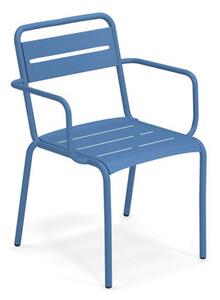 Star Stackable armchair - / Aluminium by Emu Blue