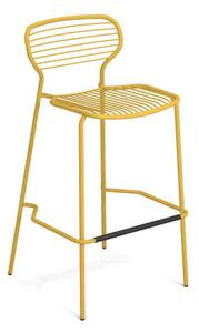 Apero Stackable bar stool - / H 75 cm - Steel by Emu Yellow