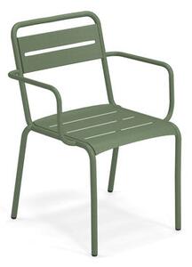 Star Stackable armchair - / Aluminium by Emu Green