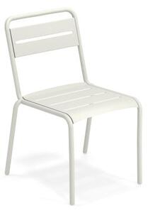 Star Stacking chair - / Aluminium by Emu White