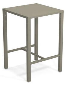 Nova High table - / 70 x 70 cm x H 105 cm - Steel by Emu Grey