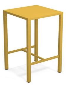 Nova High table - / 70 x 70 cm x H 105 cm - Steel by Emu Yellow