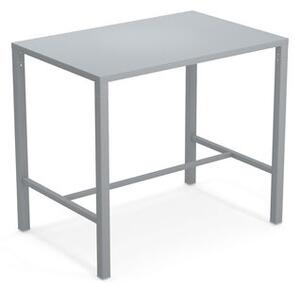 Nova High table - / 120 x 80 cm x H 105 cm - Steel by Emu Grey