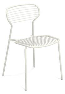Apero Stacking chair - / Steel by Emu White