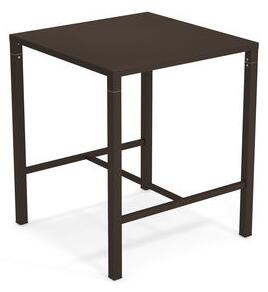 Nova High table - / 90 x 90 cm x H 105 cm - Steel by Emu Brown