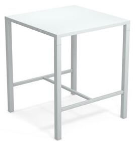 Nova High table - / 90 x 90 cm x H 105 cm - Steel by Emu White