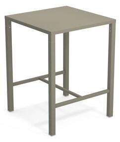Nova High table - / 80 x 80 cm x H 105 cm - Steel by Emu Grey