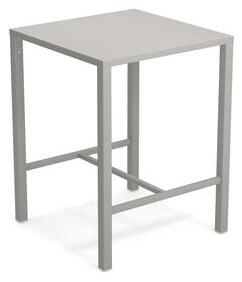 Nova High table - / 80 x 80 cm x H 105 cm - Steel by Emu Grey