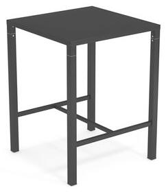 Nova High table - / 80 x 80 cm x H 105 cm - Steel by Emu Black