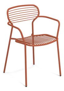 Apero Stackable armchair - / Steel by Emu Red