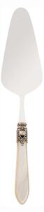 OXFORD ANTIQUE GOLD-PLATED RING CAKE SERVER - Ivory