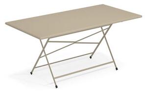 Arc en Ciel Foldable table - / 160 x 80 cm - Steel by Emu Beige