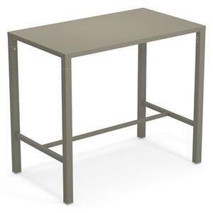Nova High table - / 120 x 70 cm x H 105 cm - Steel by Emu Green/Grey