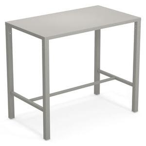Nova High table - / 120 x 70 cm x H 105 cm - Steel by Emu Grey